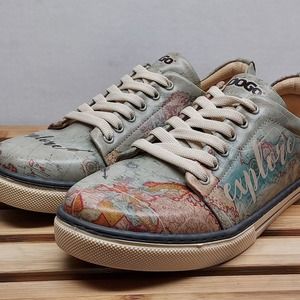 Dogo Womens | Vegan Leather | Tan Sneakers Size 8.5